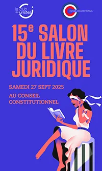 Affiche du15e salon du livre juridique